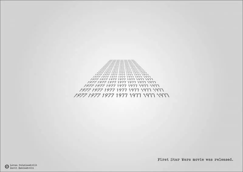 25個「字體裡暗示某個歷史事件」的奇特西元年份字體 1984年超有梗!~~~~