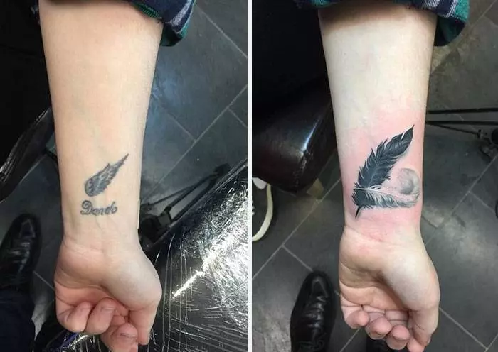 【紋身失敗,並不是無法挽救】 11 個神創意,把紋壞圖案變成藝術品