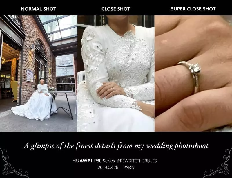 超美婚紗照!大馬著名明星拍結婚照竟然用Huawei手機!網民:跟用專業相機拍的一樣!