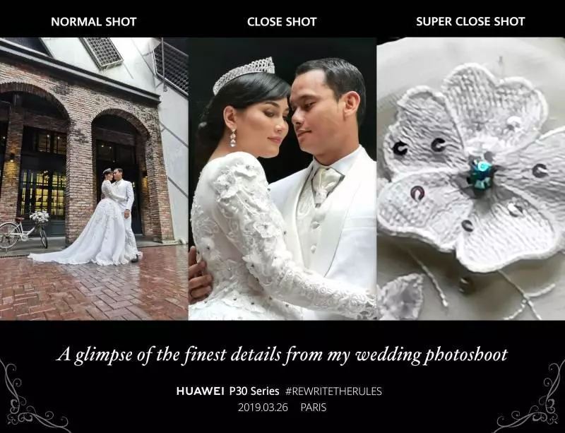 超美婚紗照!大馬著名明星拍結婚照竟然用Huawei手機!網民:跟用專業相機拍的一樣!