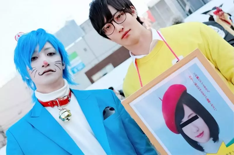 這畫面可以!當型男華麗的變身成「哆啦A夢&大雄」讓網友們都心動了!