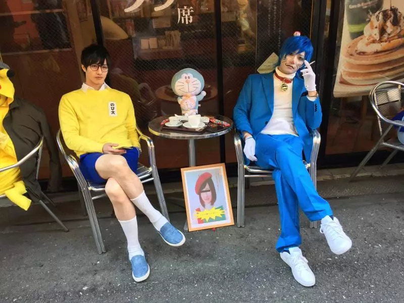 這畫面可以!當型男華麗的變身成「哆啦A夢&大雄」讓網友們都心動了!