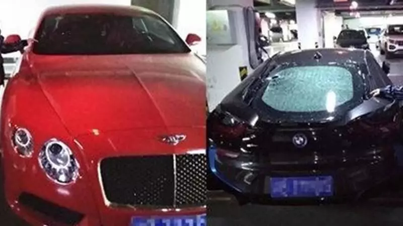 忘記男友車是哪輛 女把12輛豪車全砸了