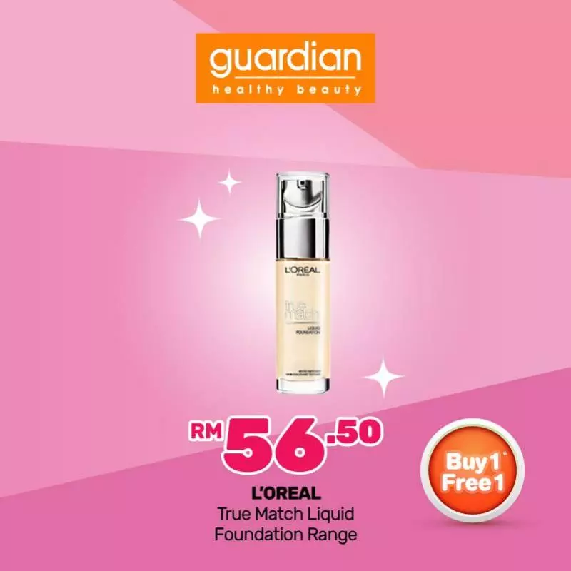 大馬Guardian四天大優惠!買一送一!