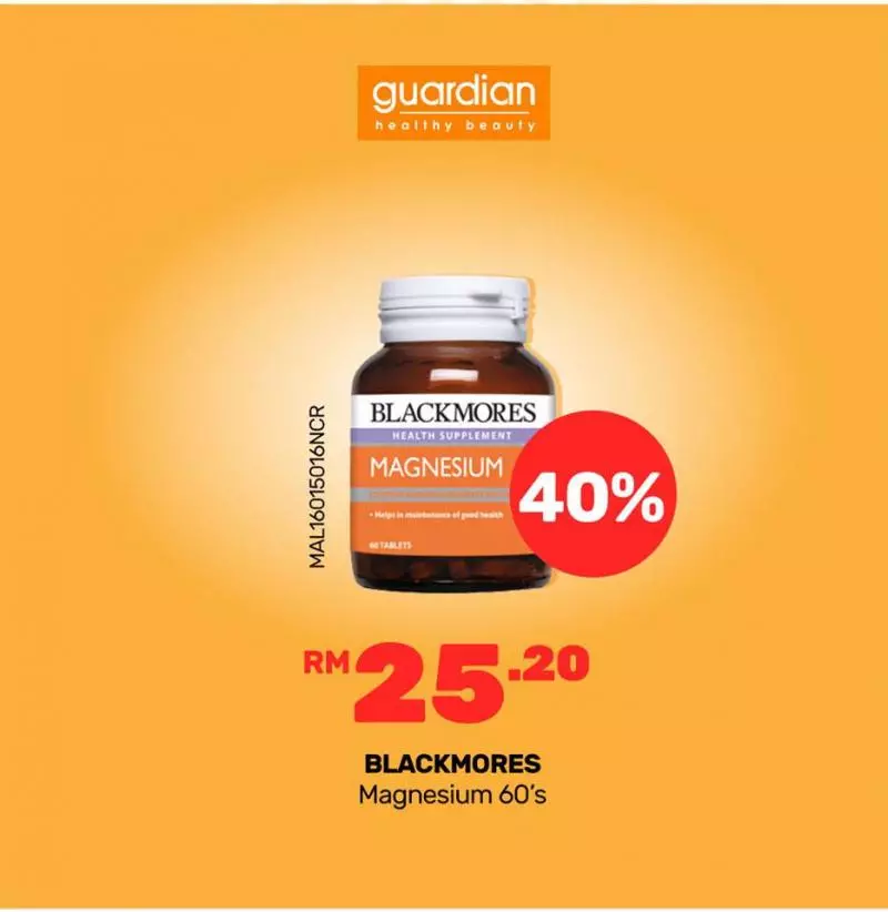 大馬Guardian四天大優惠!買一送一!