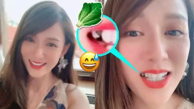 陳喬恩在布拉格慶祝40歲的生日,美美的曬視頻,不料牙齒有菜渣