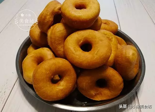 麵包圈這樣做真好吃,我家孩子吃一次不過癮,比油餅好吃多了