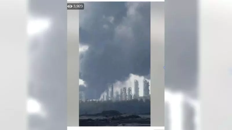 轟!麥寮六輕爆炸 烈焰沖天民嚇壞