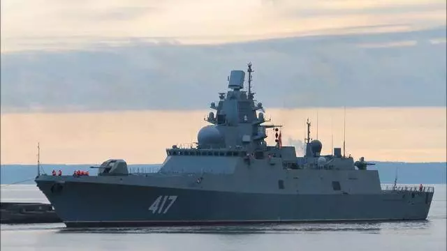 中俄聯合軍演,俄海軍出動最強火力護衛艦,無聲警告西方大國