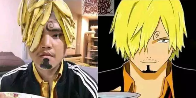 泰國小哥Cosplay海賊王玩出新境界,香蕉山治逼真,貓爪大熊搞笑