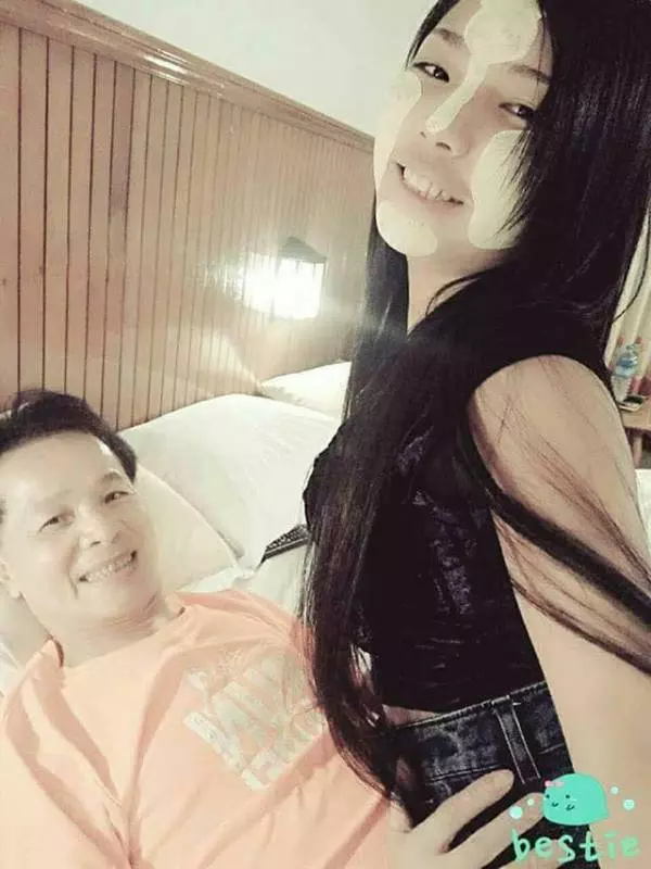 而女的看起來也頂多17 至 18 歲 天水圍 71歲阿伯食到學生妹! 酒店床照意外流出