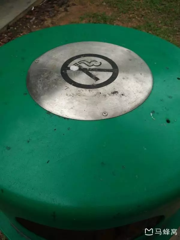 在吸菸區抽菸 一隻腳踩出線 中罰單