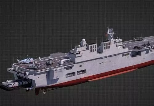 國產075兩棲攻擊機艦排水量高達4萬噸,能當航空母艦使用麼?