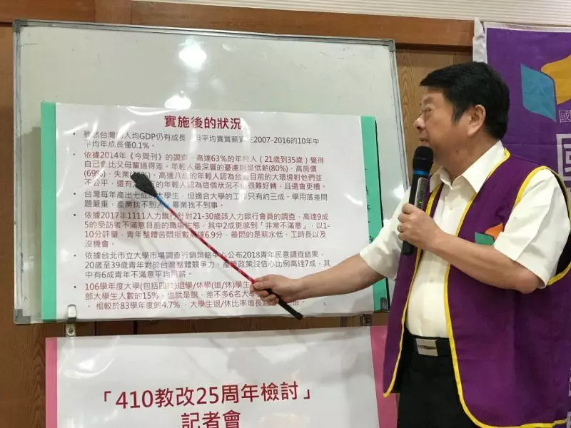 大學暴增、低薪無頭路 教改25週年教團評誤國亂象