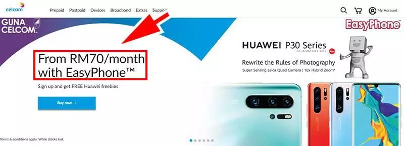 大馬人用最便宜的價格 買到HUAWEI P30手機的4個方法