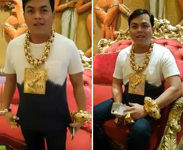 金鏈哥再次閃亮登場!! 這次買了金帽子 過後就被警察帶走了!!