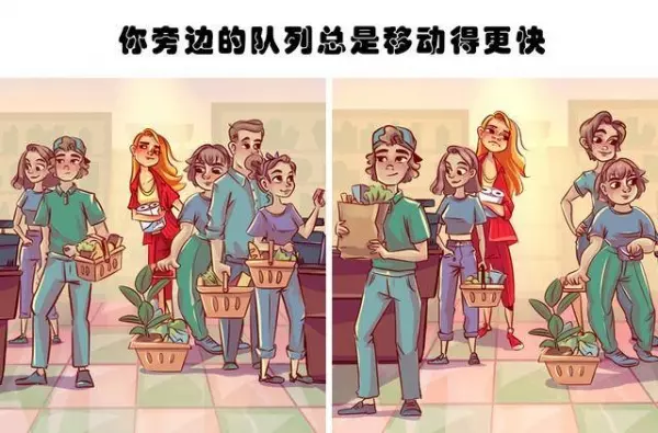 6個生活插畫證明:「墨菲定律」是真的!生活總是事與願違