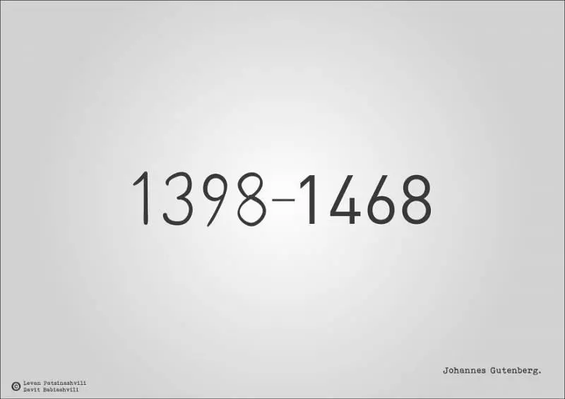 25個「字體裡暗示某個歷史事件」的奇特西元年份字體 1984年超有梗!~~~~~