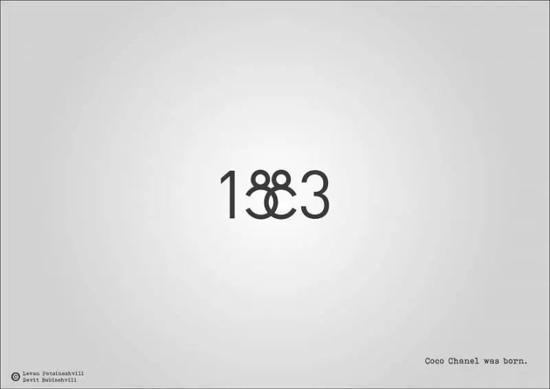 25個「字體裡暗示某個歷史事件」的奇特西元年份字體 1984年超有梗!~~~~~