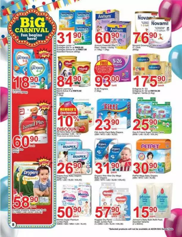 Aeon BiG 最新減價優惠(4月12日至25日)