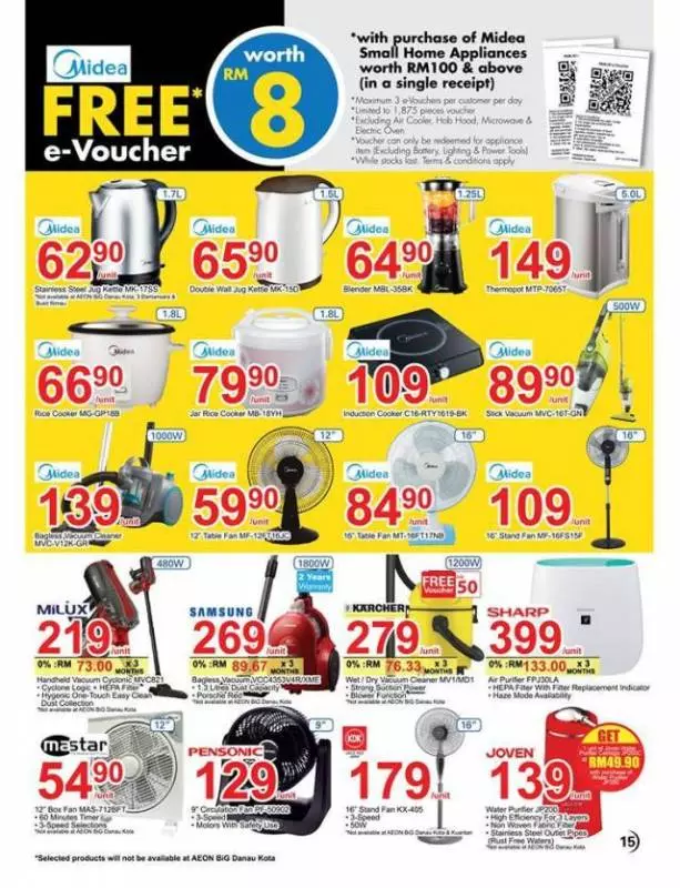 Aeon BiG 最新減價優惠(4月12日至25日)