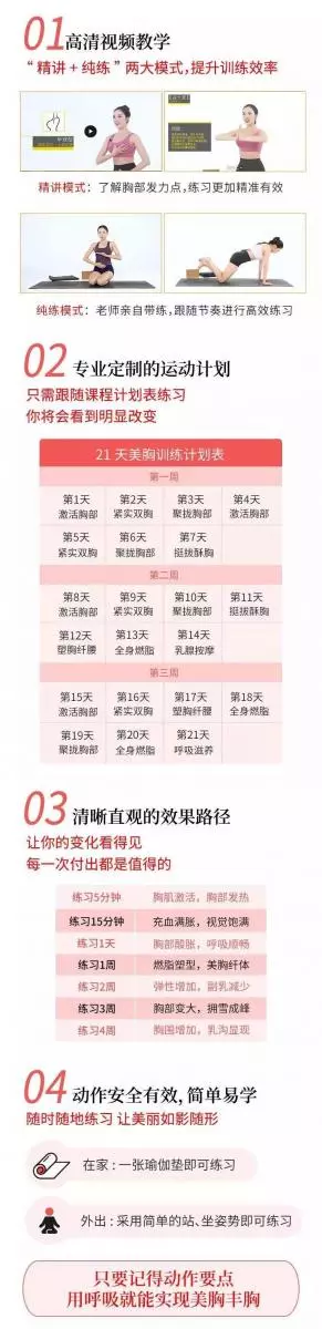 不吃藥,不打針!每天15分鐘,和劉濤、奧斯卡影后美體導師學習狂漲2個Cup的美胸秘籍