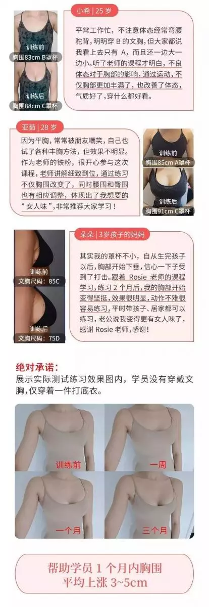 不吃藥,不打針!每天15分鐘,和劉濤、奧斯卡影后美體導師學習狂漲2個Cup的美胸秘籍