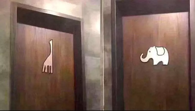日本旅遊,上廁所標識「大象和長勁鹿」如何區分?跑錯才尷尬!