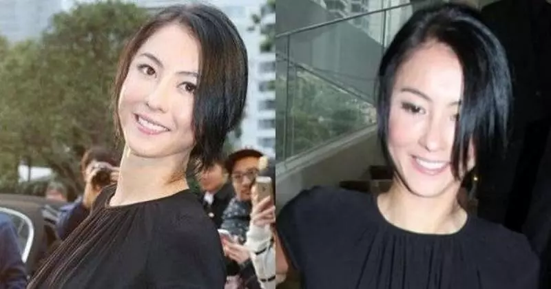 張柏芝「真空」亮相!上身就快垂到肚子,網友:果然是辣媽!