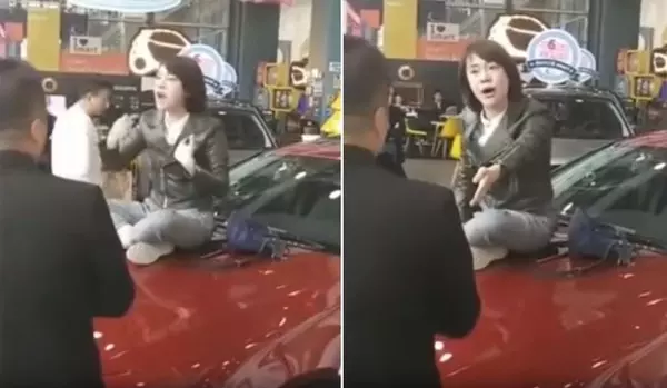 花300萬買賓士!碩士妹爆哭「剛買5分鐘就出事」 怒到「爬車頂討公道」開嗆:太講道理才被欺負