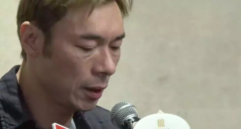 {視頻}許志安背鄭秀文激吻港姐,記者會哽咽道歉:「我對不起Sammi」