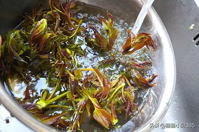 香椿和豆腐,不涼拌不用炒,這麼蒸一蒸,好看又美味