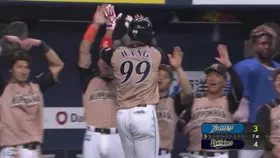 火腿續戰歐力士 王柏融改3棒首轟4支4