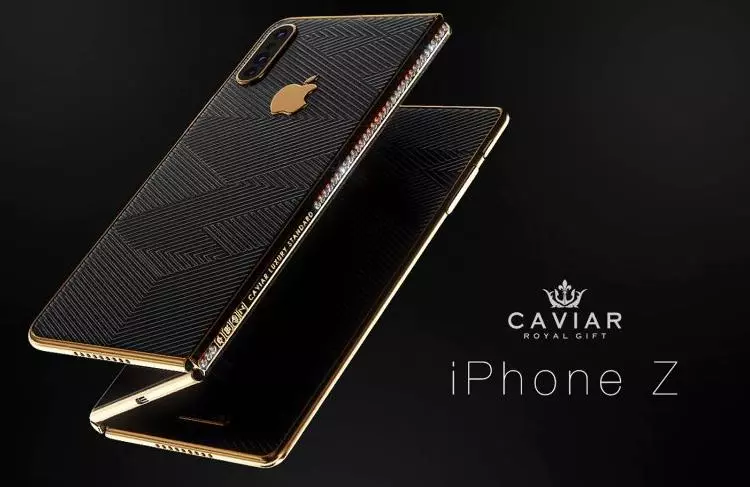 iPhone這次真的鑲鑽石了?Caviar暢想可折疊屏多形態iPhone Z:仿佛聞到了錢的味道