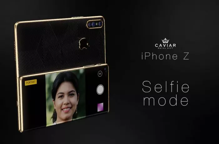 iPhone這次真的鑲鑽石了?Caviar暢想可折疊屏多形態iPhone Z:仿佛聞到了錢的味道