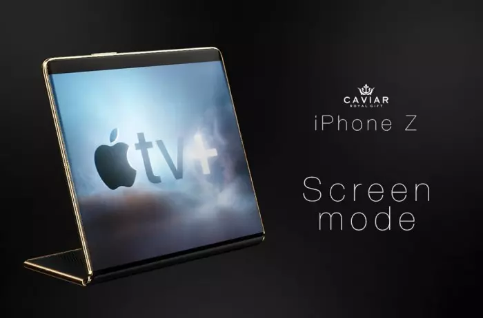 iPhone這次真的鑲鑽石了?Caviar暢想可折疊屏多形態iPhone Z:仿佛聞到了錢的味道