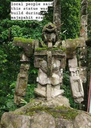 印尼發現高達石像,莫非是被上天選中的石頭?阿宅:一切都是命運石之門的選擇