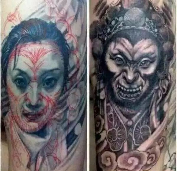 好聚沒有好散的情侶!7個「把前女友刺身上」,分手後只好「魔改她們」笑死網友們!
