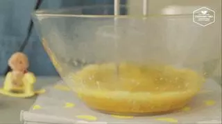 用勺子挖著吃的戚風蛋糕!外國最新的爆漿半熟戚風蛋糕火了!