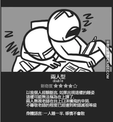 學生銷魂「睡姿十三式」 小夥伴你屬於哪一種?