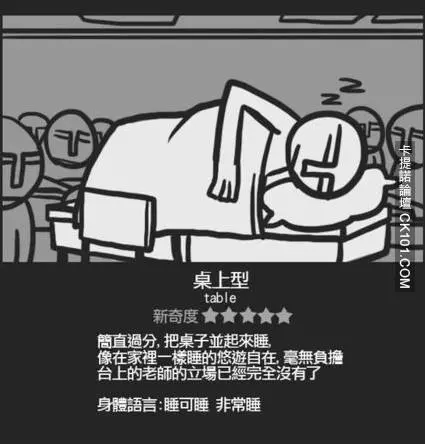 學生銷魂「睡姿十三式」 小夥伴你屬於哪一種?