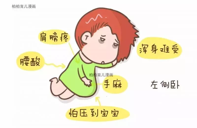 一篇漫畫告訴你,孕婦睡覺有多累! -