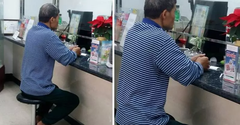 失憶老遊民不斷唸著「戶頭有50萬」沒人相信!當社工終於找回他的存摺...一打開大家都哭了!