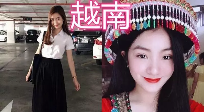 同樣是校花,日本的清秀,越南的大氣,看到中國的:美顏不可抵抗