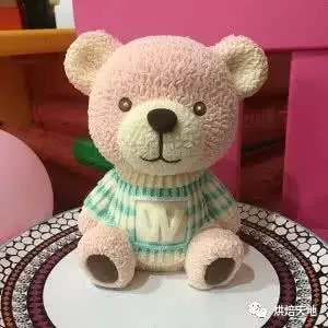 私房烘焙必備熱銷款!3D立體卡通小熊慕斯蛋糕