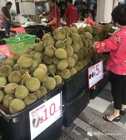 新加坡榴槤季到來,一個才3新幣