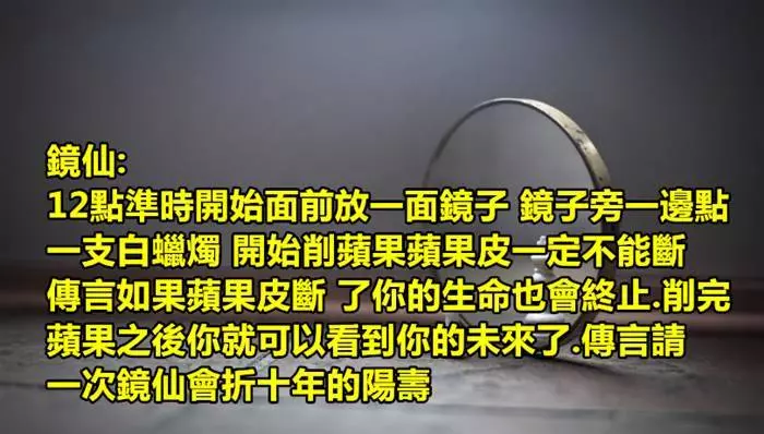 禁止玩的4個游戲,這個游戲比碟仙還要恐怖~~~