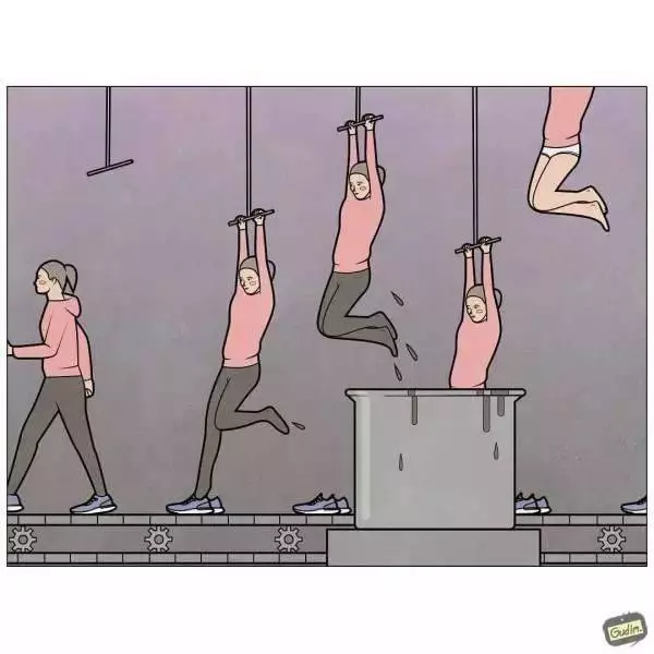 一組成年人專用的漫畫。黑暗的腦洞,其實很扎心!~~~