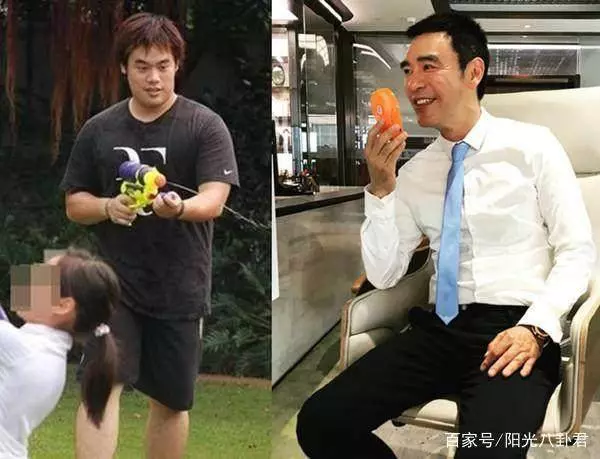 鍾鎮濤4個兒女曝光,前妻生的兩個顏值差別大,兒子比65歲爸還老~