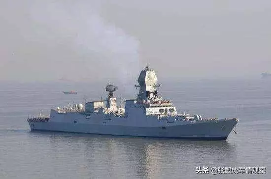 055型艦首次公開亮相 印度下水一艘新艦 專家:這一點無人能及